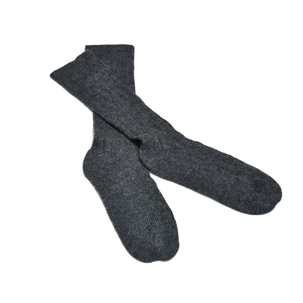 Pure Cashmere Socks By Silk & Grey | notonthehighstreet.com