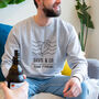 'Gone Fishing' Personalised Adventure Men's Sweatshirt, thumbnail 1 of 7