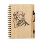 Personalised Nova Scotia Duck Tolling Retriever Illustration Engraved Notebook, thumbnail 1 of 2