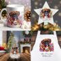Personalised Boxer Dog In Christmas Lights, thumbnail 1 of 10