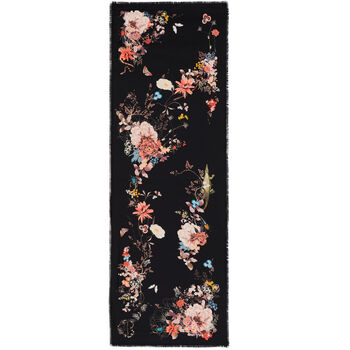 Silk Scarf Floral Magic Blooms, 3 of 4