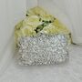 Crystal Evening Clutch Bag Silver Or Gold, thumbnail 2 of 6