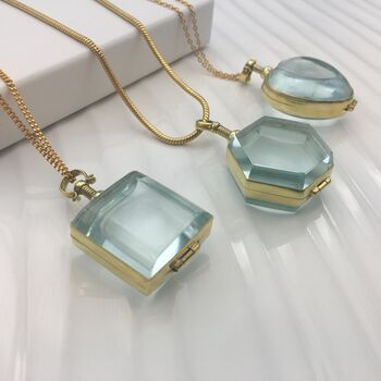 Personalised Gold Locket Necklace For Bridesmaids, 2 of 7