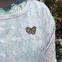Bright Rainbow Butterfly Enamel Pin Badge, thumbnail 6 of 11