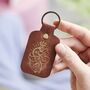 Leather Keyring Dad Tattoo, thumbnail 4 of 5