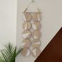 Pink And White Geometric Wall Hanging Art, thumbnail 1 of 6