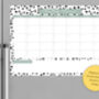 Personalised Monthly Planner Wall Calendar Whiteboard, thumbnail 5 of 8