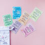 Six Mini Letters For Tooth Fairy Bag, thumbnail 2 of 3