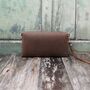 Brown Leather Clutch, thumbnail 5 of 6