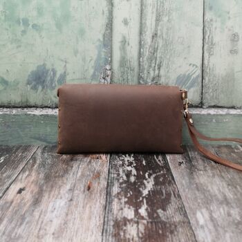 Brown Leather Clutch, 5 of 6