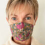 Autumnal Cotton Print Reusable Face Masks, thumbnail 1 of 3
