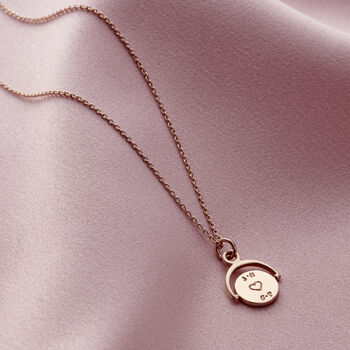 Personalised Mini Spinner Necklace, 8 of 8