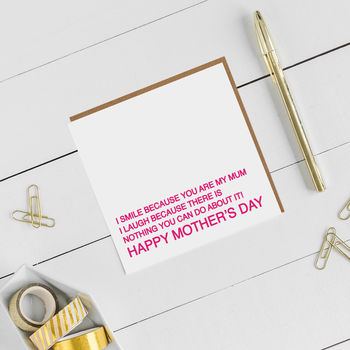 Funny Mother's Day Card, 2 of 2
