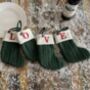 Mini Knitted Inital Christmas Stockings, thumbnail 1 of 7