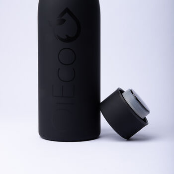 Qi Eco Hydrate Insulated Slim Bottle Charcoal Edition, 6 of 10