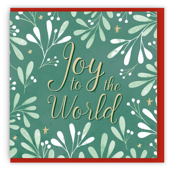 'Joy To The World' Christmas Cards 10 Pack, 3 of 3