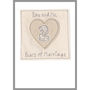 Personalised Wedding Anniversary Heart Card, thumbnail 11 of 12