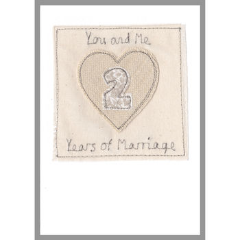 Personalised Wedding Anniversary Heart Card, 11 of 12