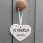 12th Anniversary Heart Shaped Keepsake Ceramic Gift, thumbnail 6 of 6