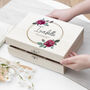 Personalised Floral Bridesmaid Keepsake Box, thumbnail 1 of 12