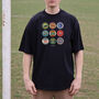 Leeds Football Beer Mats Oversized T Shirt, thumbnail 7 of 10