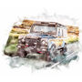 Landrover Defender Personalised Print, thumbnail 2 of 12