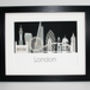Paper Cut London Skyline Picture, thumbnail 3 of 8