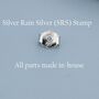 Sterling Silver Badger Head Stud Earrings, thumbnail 9 of 11