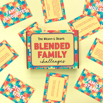 Personalised Blended Family Challenges Card Game, 2 of 2