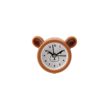 Mini Bear Head Shaped Alarm Clock In Gift Box, 2 of 2
