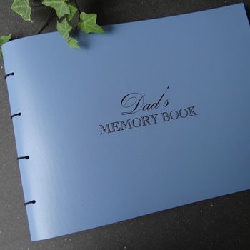 Personalised Leather Memory Book Album, 12 of 12