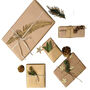 100% Recyclable Brown Kraft Wrapping Paper, 10m, thumbnail 2 of 2