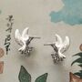 Sterling Silver Hummingbird Studs, thumbnail 1 of 6