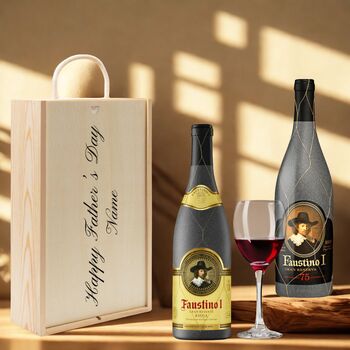 Personalised Faustino Spanish Rioja Red Wine Gift Set For All Occasions, 2 of 11