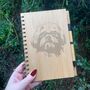 Personalised Shih Tzu Dog Engraved Notebook, thumbnail 1 of 2
