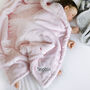 Personalised Pink Sherpa Baby Blanket, thumbnail 1 of 8