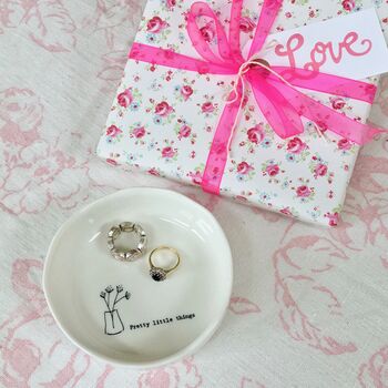 Porcelain 'Pretty Things' Trinket Dish ~ Boxed, 2 of 7