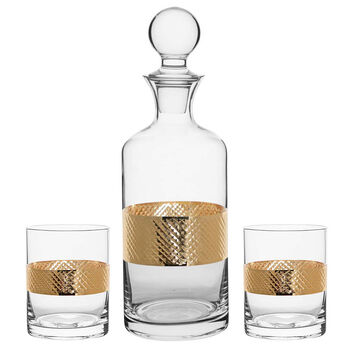Personalised Luxury Gold Glassware Gift Set, 2 of 9