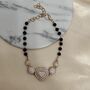 Adjustable Heart Love Rose Fold Bracelet, thumbnail 5 of 6