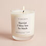 Personalised I Miss You Gift Soy Wax Candle, thumbnail 1 of 5