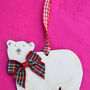 Wooden Polar Bear Decoration, thumbnail 4 of 5