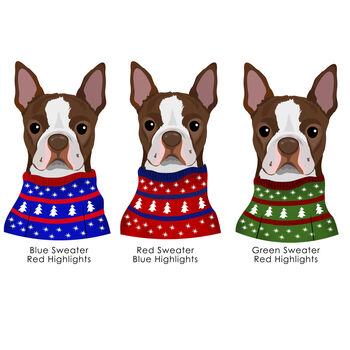 Personalised Christmas Jumper Gift For Dog Lover, 10 of 12