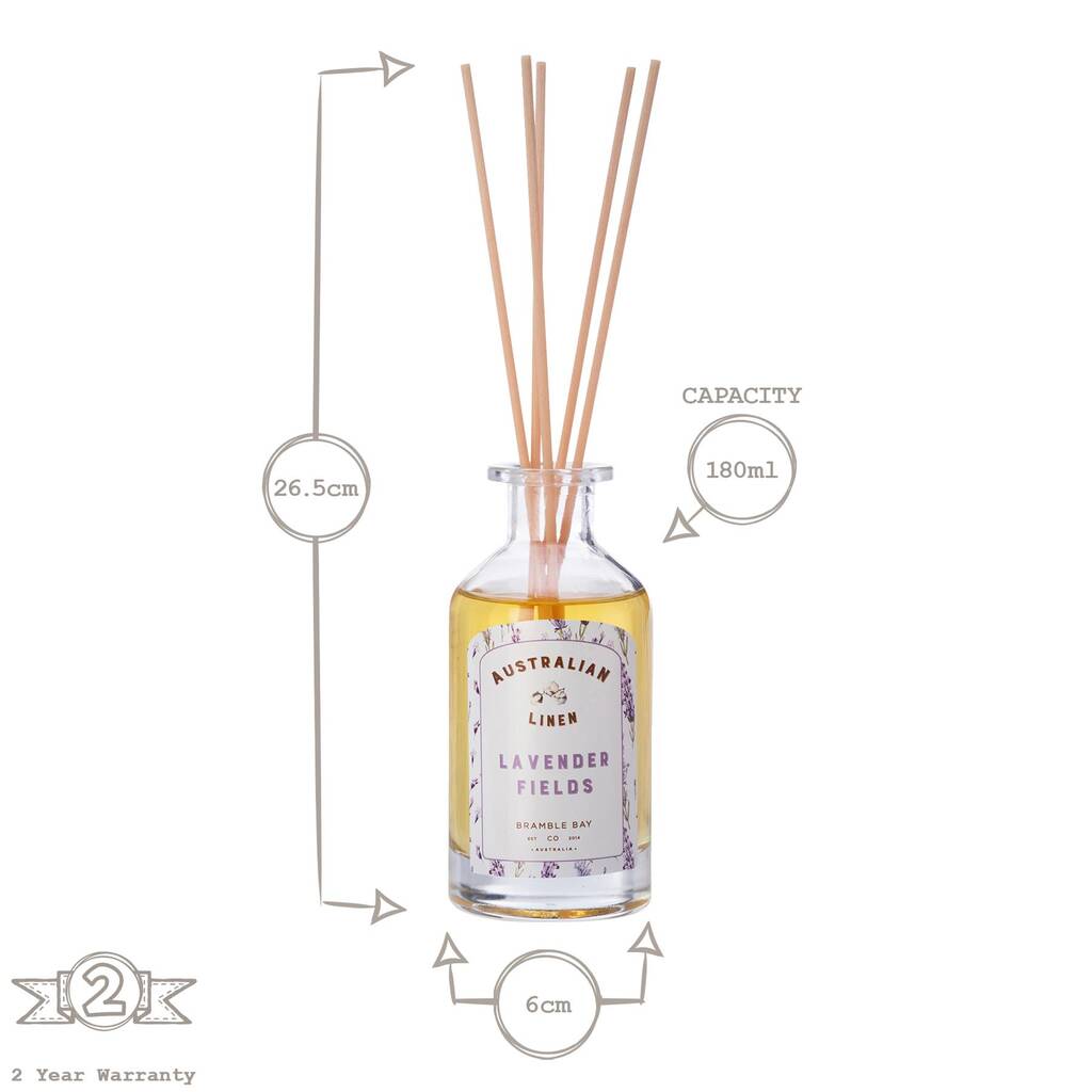 Lavender Fields Scented Reed Diffuser By Rinkit