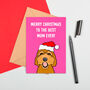Large Size Dog Mum Christmas Card, thumbnail 2 of 2