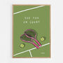 See You On Court Tennis Print, thumbnail 9 of 9