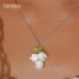 Lilly Of The Valley Sterling Silver 925 Necklace, thumbnail 8 of 9