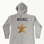 Gold Sequin Star Personalised Onesie, thumbnail 6 of 7