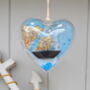 Personalised Map Sail Boat Message Heart, thumbnail 2 of 12