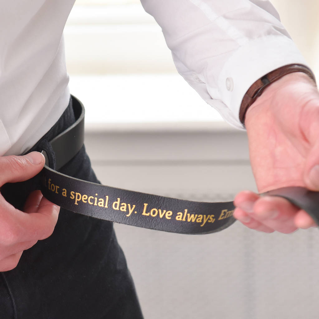 Personalised Secret Message Wedding Belt, 1 of 7