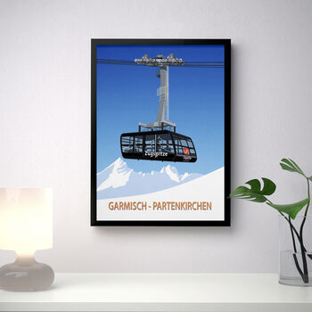 Garmisch Ski Resort Poster, 3 of 6